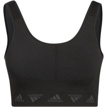 Sujetador Deportivo Adidas Aeroknit para Mujer en Color Negro, Modelo H64691