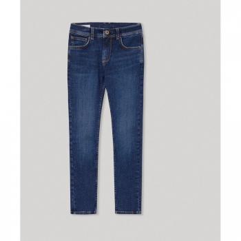 Pantalón Pepe Jeans Skinny para niños con efecto desgastado