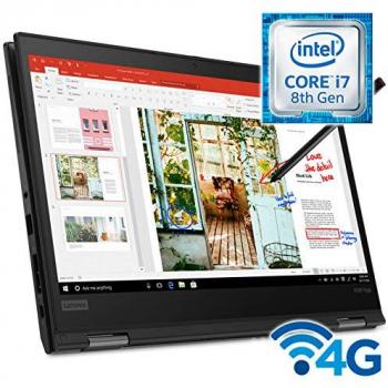 Lenovo ThinkPad X390 Yoga - Ordenador portátil 13.3 Full HD IPS 300nits, Intel Core i7-8565U, 8GB, 512GB SSD, Intel UHD Graphics 620, Windows 10 Pro, 4G LTE, Negro, IR Camera
