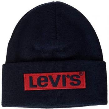 Levi's Big Box Tab Beanie Gorro de punto, Azul