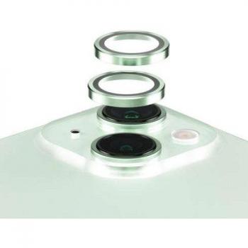 Protector de Cámara PanzerGlass Hoops para iPhone 15 y 15 Plus - Verde, 1 pieza