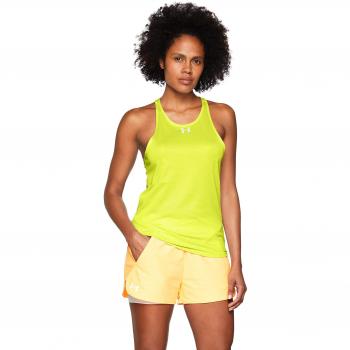 Under Armour UA Qualifier Tank Camiseta sin Mangas, Mujer, Amarillo High-Vis Yellow/Reflective 731, XS
