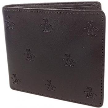 Para hombre monedero original Penguin wallet - Soporte de tarjeta de nota y un tamaño marrón Chocolate Torte Talla única