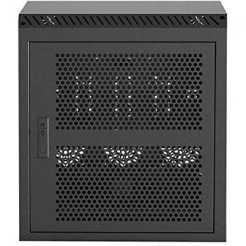 VIVOLINK - Accesorio de Soporte móvil - Almacenamiento de Equipo AV - con Cierre de Seguridad y Orificios de ventilación
