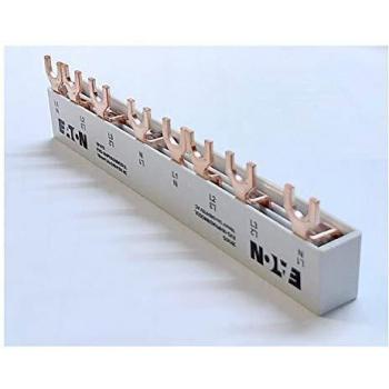 Eaton EVG-16/4PHAS 4-Pole Phase Busbar with 8 Modules, Power Distribution Connector