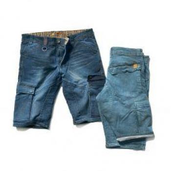 Pantalón Corto de Trabajo Picnic de Algodón y Tejido Denim Dike
