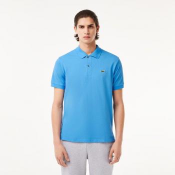 Lacoste Modern Slim Fit Short Sleeve Polo Shirt - Sky Blue - Size M