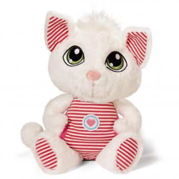 NICI 40268 Gato de juguete Felpa Rosa, Color blanco juguete de peluche - juguetes de peluche