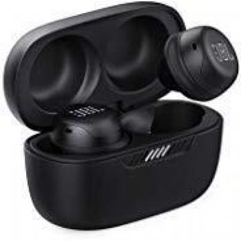 JBL LIVE FREE Auriculares In Ear inalámbricos con cancelación de ruido con Smart Ambient, resistentes al agua IPX7, hasta 21 horas de reproducción, color negro