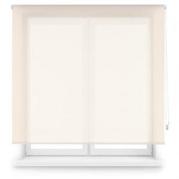 Estor Enrollable Screen a Medida Beige 105x180 cm - Estor Premium Elegante y Práctico para Ventanas