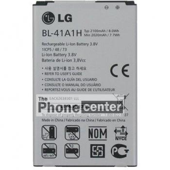 TPC© Original Bateria LG BL-41A1H para LG F60 D390N, LS660, 2100mAH, Bulk