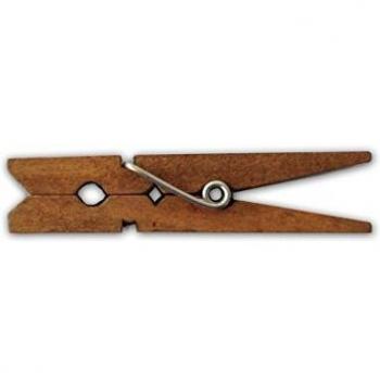 LWR CRAFTS Wooden Small Clothespins 1-7/8 4.8cm 50 Pieces Per Pack