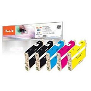 Multipack de Cartuchos de Tinta Compatible con Epson T0611, T0615 (Negro, Cian, Magenta, Amarillo)