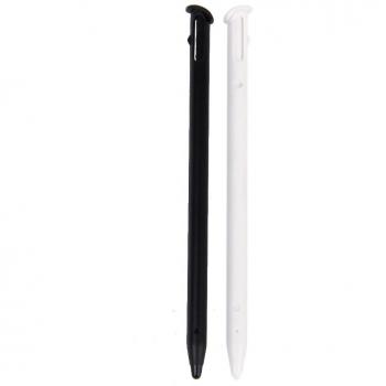 2pcs Genérico Plastic Stylus Touch Screen Pen para Nintendo 3DS Blanco + Negro