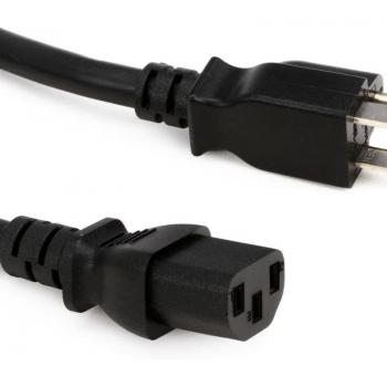 Furman Sound 15 Amp NEMA 5-15P to IEC-60320-C13 Power Cord, 10'