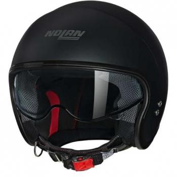 Casco Jet Nolan N21 06 Clásico Negro Mate Talla M