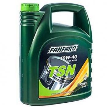 Aceite de motor sintético FANFARO 10W-40, capacidad 5L, compatible con Volkswagen y Audi FF6704-5