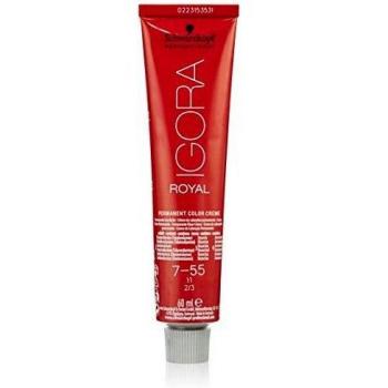 Schwarzkopf Igora Royal 7-55 Extra Medium Golden Blonde Permanent Color Cream 60ml