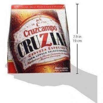 Cruzcampo Especial Cerveza Lager Pack Botella, 6 x 25cl