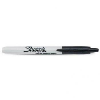 Rotulador Permanente Retráctil Fine RT Negro Sharpie
