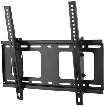 Manhattan 461474 Universal FlatPanel TV Tilting Wall Mount with PostLeveling Adjustment Supports One 32 to 55 Television up to 80 kg 176 lbs.