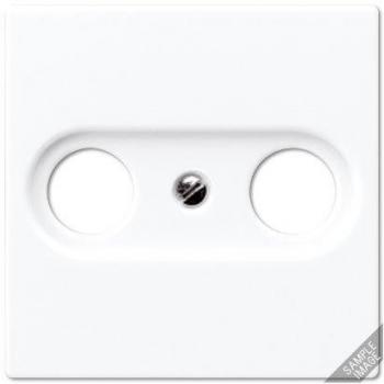 Placa TV Anti-Bacterias AS500 Blanco Marfil 0712154763 JUNG