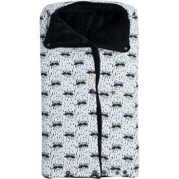 Saco Polar para Capazo de Bebé Jyoko Racoon Town - Abrigado en Invierno con forro polar