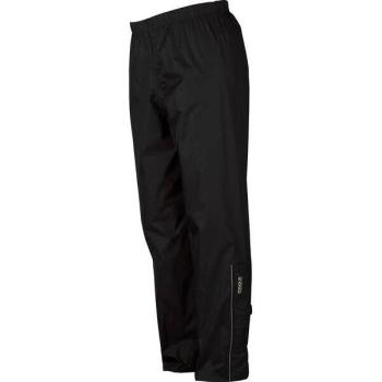 PRO-X ELEMENTS Men's Waterproof Rain Pants TRAMP-L - Lightweight, Breathable, Reflective with Welded Seams and Elastic Waistband - Black - Size L