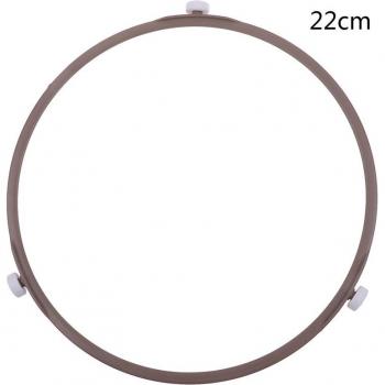 Soporte de plato giratorio para microondas, anillo rotativo circular, base de vidrio, 1 unidad