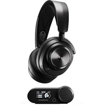 SteelSeries Arctis Nova Pro Wireless Auriculares Gaming Inalámbricos con Micrófono Diadema para PC/PS5/Switch Bluetooth Negro