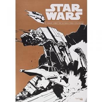 Star Wars. El gran libro de la saga para colorear - Hachette Heroes
