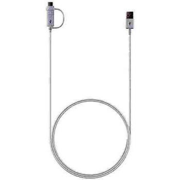 Samsung Original Combo Charge and Sync USB-C/Micro USB Cable - White
