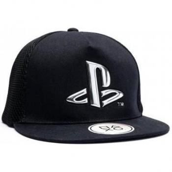 Gorra Snapback de malla de Playstation Boys Negro One Size