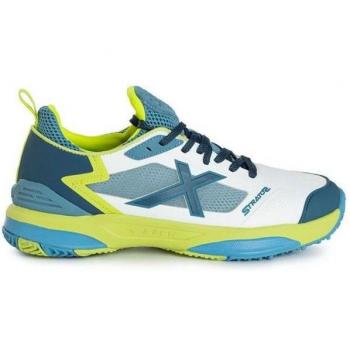 Zapatillas de Pádel Munich Stratos 12 Unisex Adulto Blanco/Azul