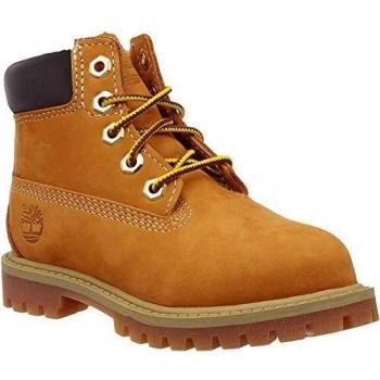 Timberland Premium 6 Inch Lace-up Boot for Youth - Yellow, Size: 12