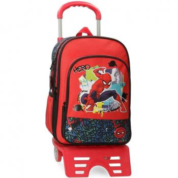Mochila Spiderman Urban dos compartimentos con carro