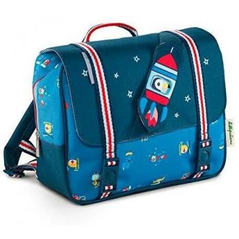 Cartable Infantil En Ruta - Lilliputiens con Diseño de Amigos en Viaje