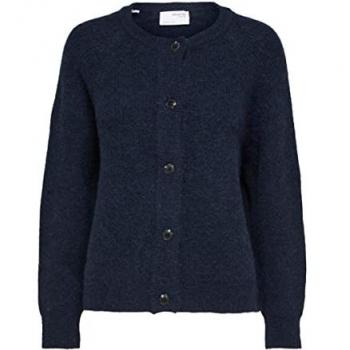 Cárdigan Corto Selected Femme Lulu Azul Oscuro XL
