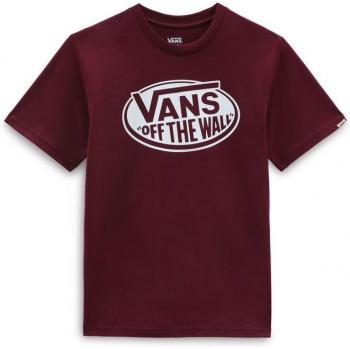 Camiseta de Manga Corta Niño Vans Classic OTW Rojo Oscuro