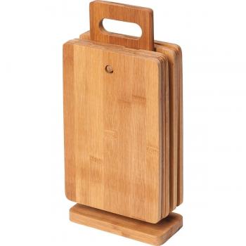 Nueva 6pc cocina cortar bambú de con Soporte para frutas verduras