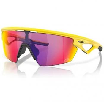 Gafas de sol de ciclismo Oakley Sphaera Matte Yellow con lentes Prizm Road