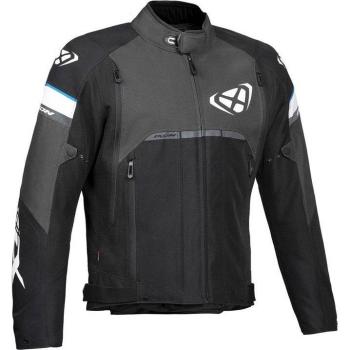 Ixon Chaqueta de Moto Allroad Textil Negro-Antracita-Azul