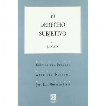 DERECHO SUBJETIVO,EL