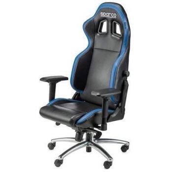 Sparco Silla de Despacho, Negro y Azul