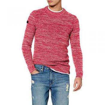 Superdry Keystone Crew suéter, Rojo