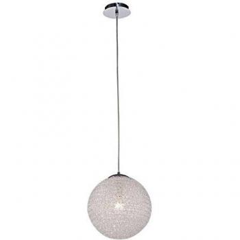 Lámpara colgante Bola de Cristal 1 luz 30cm