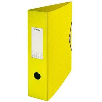 ESSELTE 626215 - Archivador de palanca polifoam COLOUR'ICE DIN A4. Lomo 75 mm color amarillo