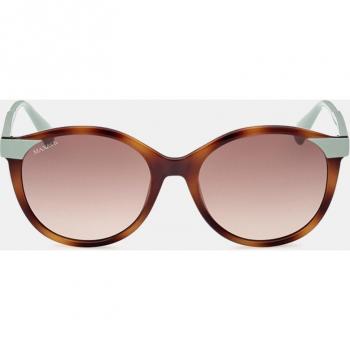 Max & Co Round Havana Women's Sunglasses with Gradient Brown Lenses