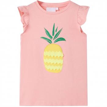 Camiseta infantil rosa 92
