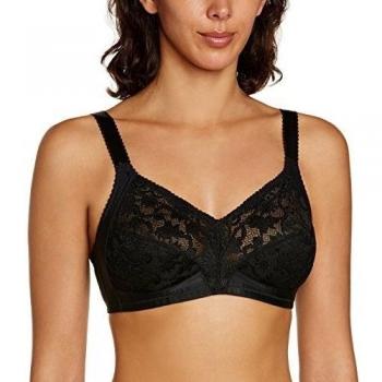 Triumph Delicate Doreen Non-Wired Full Cup Bra - Black - Size 46G UK